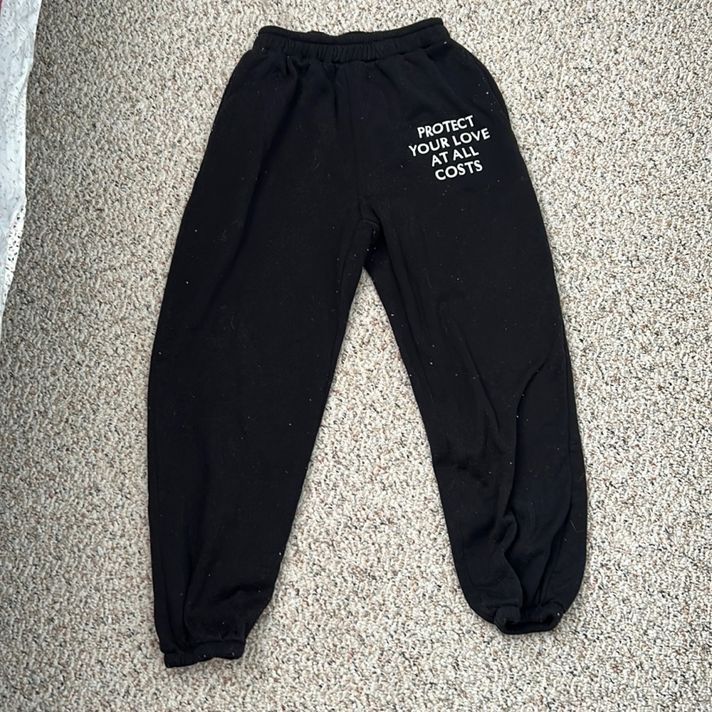 Black sweatpants